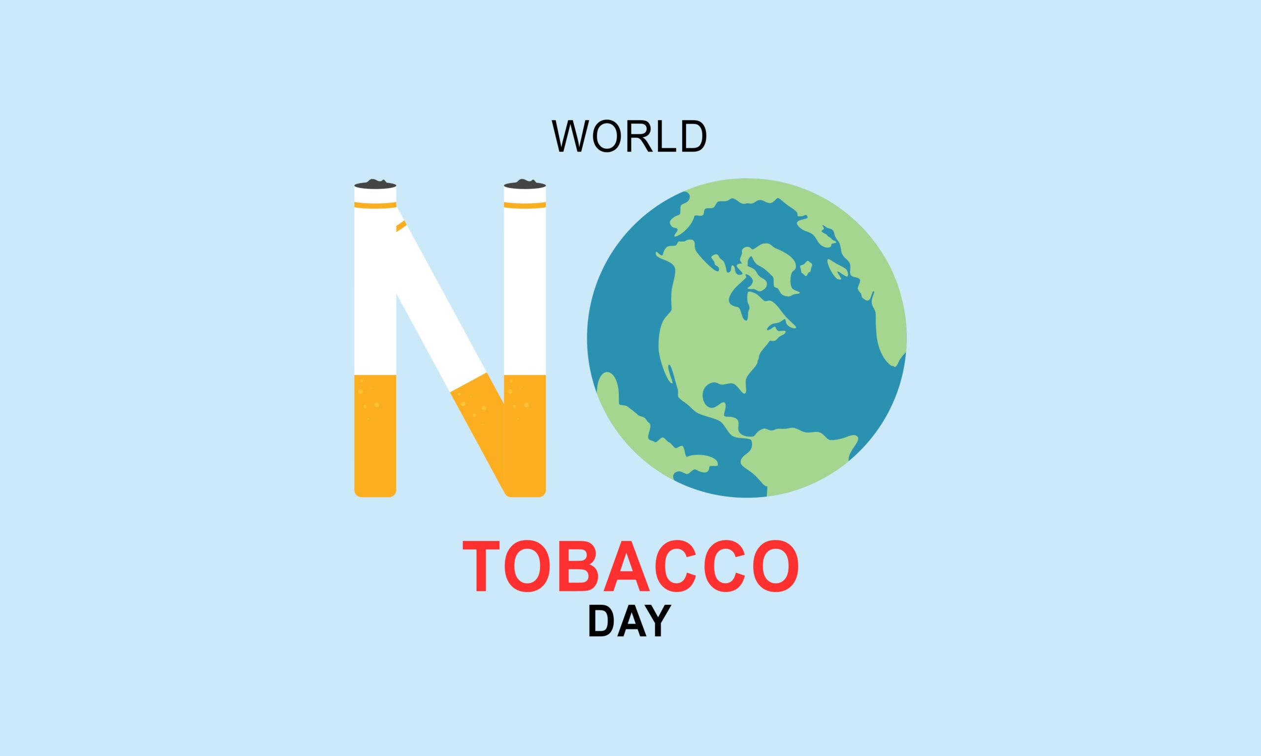 Illustratie Wereld Niet Roken Dag